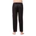thumbnail image 3 of Mens Satin Pyjamas Pants Sleep Bottoms Lounge Pants with Drawstring Sleepwear Loungwear S~XL, 3 of 7