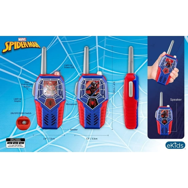 Light up 2024 spiderman toy