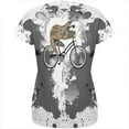 thumbnail image 2 of Bicycle Sloth Funny Grunge Splatter All Over Womens T Shirt Multi SM, 2 of 2