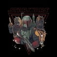 thumbnail image 2 of Junior's Star Wars: The Book of Boba Fett Tusken Raiders and Boba Bounty Hunters  Graphic Tee Black 2X Large, 2 of 3