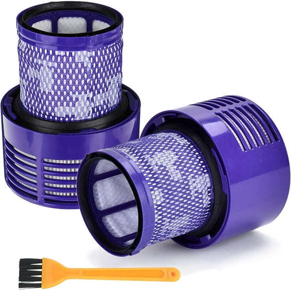 2 Pack Vacuum Filter Replacement for Dyson V10, SV12, Cyclone V10, Absolute, Animal, Motorhead, Total Clean, HEPA Post Filter - Washable and Reusable, Replace Part # 969082-01