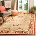thumbnail image 2 of SAFAVIEH Anatolia Sherman Floral Wool Area Rug, Sage/Burgundy, 3' x 5', 2 of 9