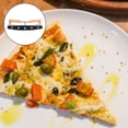 thumbnail image 5 of 1 unid semicírculo pizza cortadora de pizza cortadora con mango de madera gadget de cocina (plata), 5 of 5
