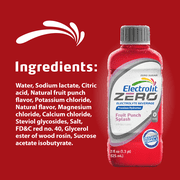 Electrolit Zero Sugar-Free Fruit Punch Sports Drink 21 fl oz