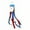 B, variant on YaoZQ 1-Pack, 40-Inch Christmas Windsock. A Large, Outdoor Hanging Decoration. For Porch, Yard & Garden. A Festive Holiday Wind Sock Flag With Santa, Snowman Or Candle Print.