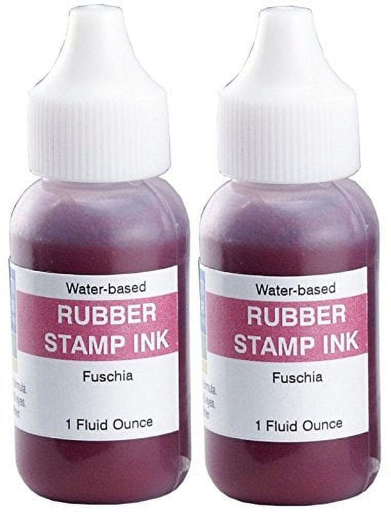 Infusion 7" x 8" Extra Large Industrial Stamp Ink Pad, Your Go to Large Stamp Ink Pad for Bright Color, Even Coverage and Durability, Fuchsia Stamp Pad