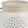 thumbnail image 4 of Sagebrook Home Artisan Lantern, Elegant Ceramic Flower Cut Out Design, Home Accent, 4 of 8