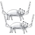 thumbnail image 1 of Collar de Animales de Gatos CatNeck01 2 Pzas Collar Gato/Dormido Gris Metal. High Monaco MXTNG-002, 1 of 2