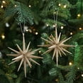 thumbnail image 4 of PEIBang 2 Pcs Christmas Star Ornament Christmas Tree Decorations,Glitter Exploding Starburst Decor,Hanging Pendant for Xmas Tree Party Indoor Outdoor Decor, 4 of 6