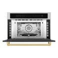 thumbnail image 2 of ZLINE Autograph Edition 30 1.6 cu ft. Built-in Convection Microwave Oven in Stainless Steel and Gold Accents, 2 of 5