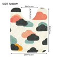 thumbnail image 5 of Yayeee Bath Rugs for Bathroom Floor Set of 2 Non Slip Fluffy Soft Absorbent Mat, Simple Clouds, 5 of 7