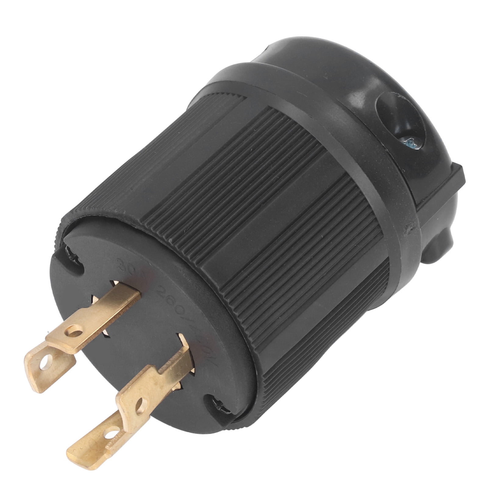 Generator Plug, 30A 4 Hole Industrial Locking Plug For Dryers