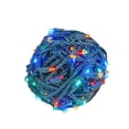 thumbnail image 1 of Novelty Lights 50ft 100 LED Coaxial Christmas Mini Lights, Multicolor on Green Wire, 6" Spacing, Commercial Grade Indoor/Outdoor Holiday Light String, Power Supply Sold Separately, 1 of 9