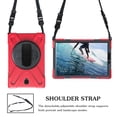 thumbnail image 5 of XYX Case for Samsung Galaxy Tab S4 10.5 inch SM-T830/SM-T835 with 360 Degree Rotating, Hand Strap, Shoulder Strap, Red, 5 of 7