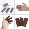thumbnail image 4 of Yuarrent Paquete de 3 protectores de pelado de pesca, guantes portátiles para exteriores, agua dulce, agua salada, lago, río, mangas para Pescar Marron oscuro, 4 of 6