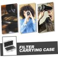 thumbnail image 2 of ZOUSSIQI 3pcs Box Filter Box Telescope Filter Container Optical Telescope Filter Storage Lens Filter Case Telescope Accessory Eyepiece Filter Organizer Camera Filter Case Filter Holder CA919-52992, 2 of 9