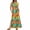 Dress for Women - A01 Multicolor, variant on Xdegoge Womens Boho Dresses Crew Neck Sleeveless Tank Dress Bright Tropical Print Sundresses Fashion Summer Beach Vacation Outfits with Side Slit & Pockets