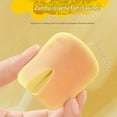 thumbnail image 2 of Yellow Wet Dry Foundation Sponge Square Cake Blender Buildable Coverage Gifts for Women, 2 of 5