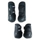 thumbnail image 4 of Botas de caballos, protección de piernas para entrenamiento de salto, accesorios ecuestres, 4 Uds. negro XXL, 4 of 8