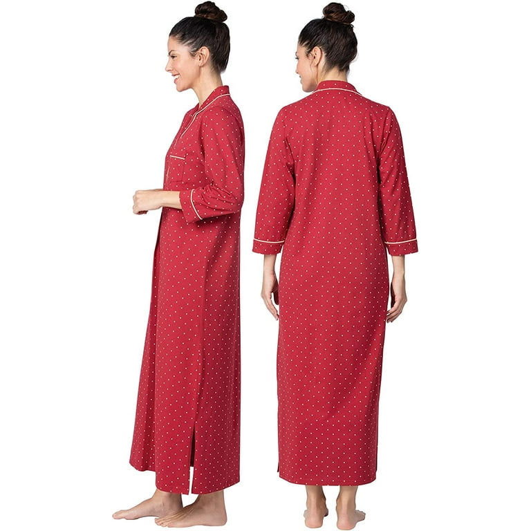 PajamaGram Long Women's Nightgowns & Sleepshirts - Night Gown, 100