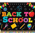 thumbnail image 4 of Colorful Design Back to School Educational Photography Backdrop for Classroom Decoration Kids Event School Party, 4 of 8