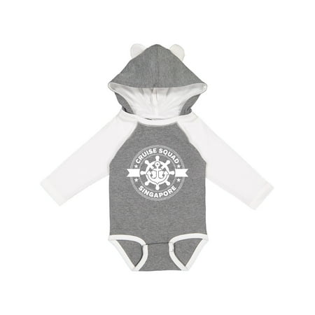 

Inktastic Singapore Cruise Vacation Gift Baby Boy or Baby Girl Long Sleeve Bodysuit