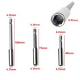 thumbnail image 2 of Lefu 1 Pce Embout de Tournevis à Tige Hexagonale 1/4, Support d'Embout, Embout d'Extension, Douille à Changement Rapide, 2 of 7