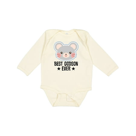 

Inktastic Best Godson Ever Gift Baby Boy Long Sleeve Bodysuit