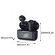 thumbnail image 3 of Liquidación Total, Auriculares Bluetooth 2025 nuevos con pantalla digital, intrauditivos, verdaderamente inalámbricos, deportivos, de largo alcance, con reducción de ruido Akmoler, 3 of 9