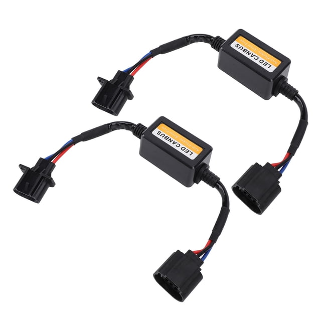 Decodificadores CANBUS LED CANBUS, 2 Piezas De Resistencia LED De Luz LED Pre -cableada Enchufe Y Reproduce DC 9 A 16V Para Modelos H13 Faro