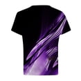 thumbnail image 5 of Basic T Shirts for Men Short Sleeve Moisture Wicking Crew Neck Men's Casual Tops Summer Casual Tops Classic Shirts Purple S, 5 of 5