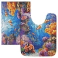 thumbnail image 3 of Ryvnso Clownfish Corals in Ocean Bathroom Shaggy Rugs Toilet U Shape Mat Soft Contour Rug 20"x24", 3 of 9