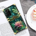 thumbnail image 6 of FKBRCL4U Compatible with Samsung Galaxy Note 20 Ultra Case, Colourful Dragonfly Pink Lily Pads Luxury Golden Decoration for Girl Women Soft TPU Shockproof Protective Hard PC Back, 6 of 7