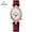 Burgundy strap, variant on Fashion Quartz Watch – Oval Dial, Waterproof Design, and Diamond Highlights
