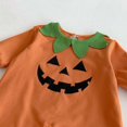 thumbnail image 7 of Baby Infant Halloween Pumpkin Onesie One Piece Orange Jumpsuits Toddler, 7 of 7