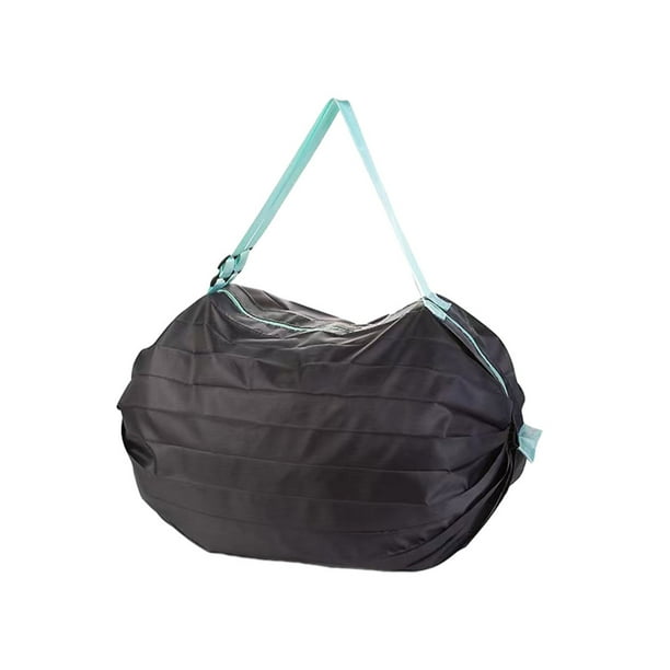 Monstrate Bolsa de almacenamiento para viajes, artículos esenciales para llevar con facilidad, bolsa de compras para viajes, bolsas de Almacenamiento y organización del hogar gris neblina