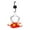Red, variant on Mupvlun 16 oz Hummingbird Feeder - Outdoor Feeder with Built-in Ant Guard & Bee-Proof Design, 5 Feeding Ports, Wide Mouth for Easy Filling, Detachable Base for Easy Cleaning Red