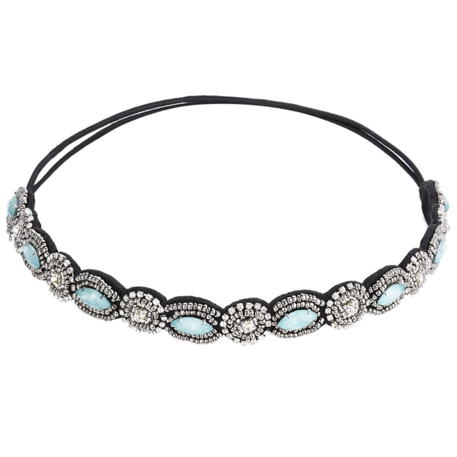 Women's Headband Fashionable Crystal Rhinestone Beads Handmade Crystal Hair Band Rhinestone Headband
