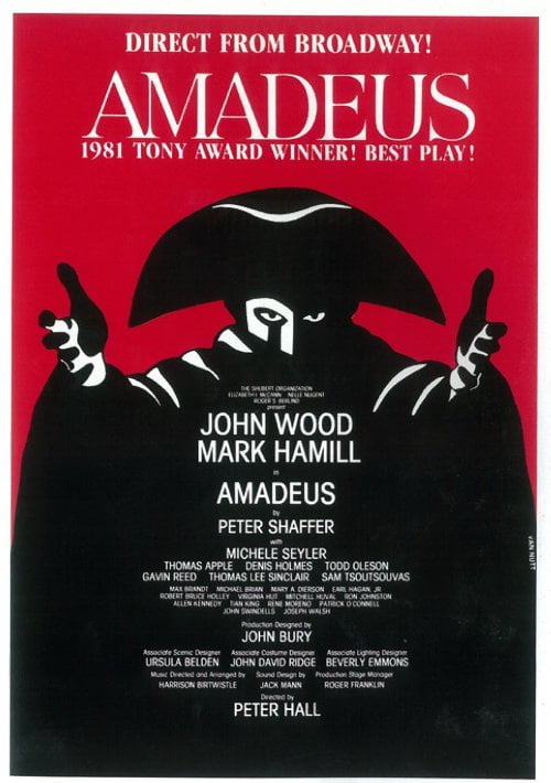 Amadeus (Broadway) movie POSTER (Style B) (11" x 17")