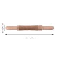 Dough Threads USHOBE 1Pc Professional Dough Rolling Pin with Screw Thread Design for ...