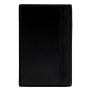 Gucci Horsebit Black Smooth Calfskin Long Card Case Wallet – Silver Tone Hardware – Vertical Designer Card Holder – Made in Italy – Includes Box & Authenticity Cards