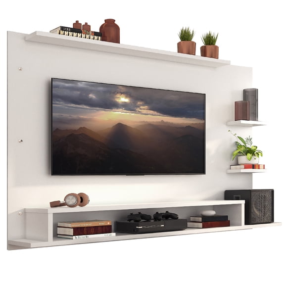 Centro de Entretenimiento Para Tv Madesa Alfa Hasta 60'' Blanco