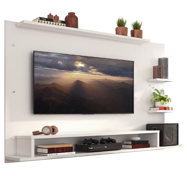 Centro de Entretenimiento Para Tv Madesa Alfa Hasta 60'' Blanco