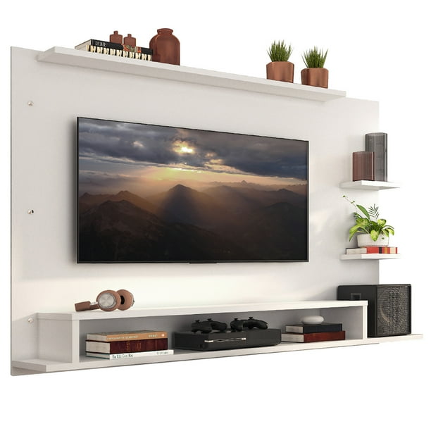 Centro de Entretenimiento Para Tv Madesa Alfa Hasta 60'' Blanco
