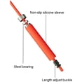 thumbnail image 4 of Cuerda de saltar ajustable profesional con rodamientos, cable de PVC de 5 mm y mangos de aleación/silicona, ideal para pérdida de peso y fitness en casa o gimnasio (3 m), 4 of 5