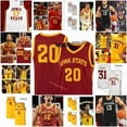 thumbnail image 2 of NBA-Iowa State Cyclones Basketball Jersey Custom Stitched Tre King Eli King Caleb Grill Tamin Lipsey Demarion Watson Aljaz Kunc Robert Jones, 2 of 5