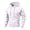 White, variant on LNZGNM Mens Hooded Sweatshirts Athletic Work Drop Shoudler Drawstring Hoodies Pullover Sweatshirts Long Sleeve Shirts,Black(L)