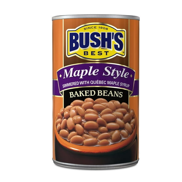 Boîte de fèves à l’érable Best de BUSH'S de façon érablière 398 ml