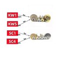 thumbnail image 2 of Locksmith Lishi 2 In 1 Tools Kw5 For Door Civil Lock Opener Hand Tool Professional Locksmith Hand Tool, 2 of 4