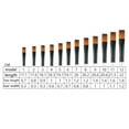 thumbnail image 6 of 12* Art Paint Brushes, Professional Flat Paint Brushes for Water, Oil , Acrylic Painting for Beginners, 6 of 6